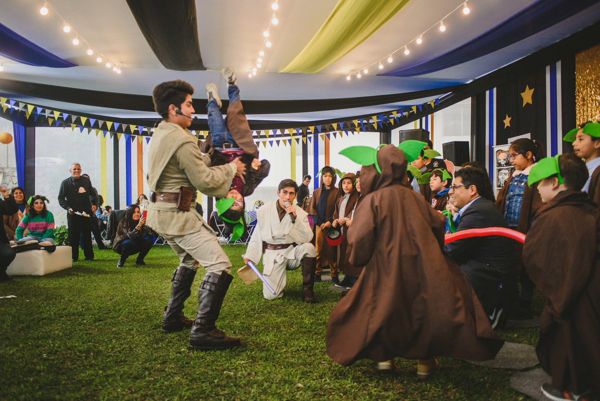 fiesta de cumpleaños de Lucas con el tema Star Wars fotografiado por Joanna Pantigoso en Lima Perú