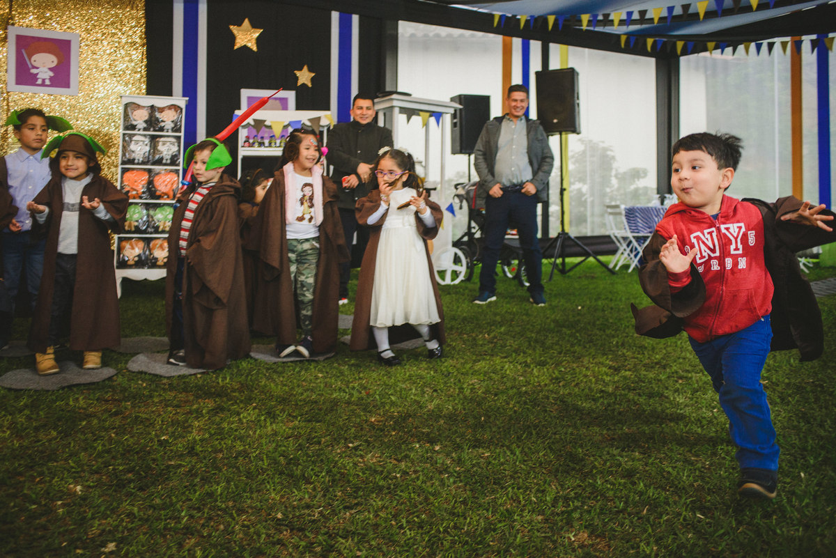 fiesta de cumpleaños de Lucas con el tema Star Wars fotografiado por Joanna Pantigoso en Lima Perú