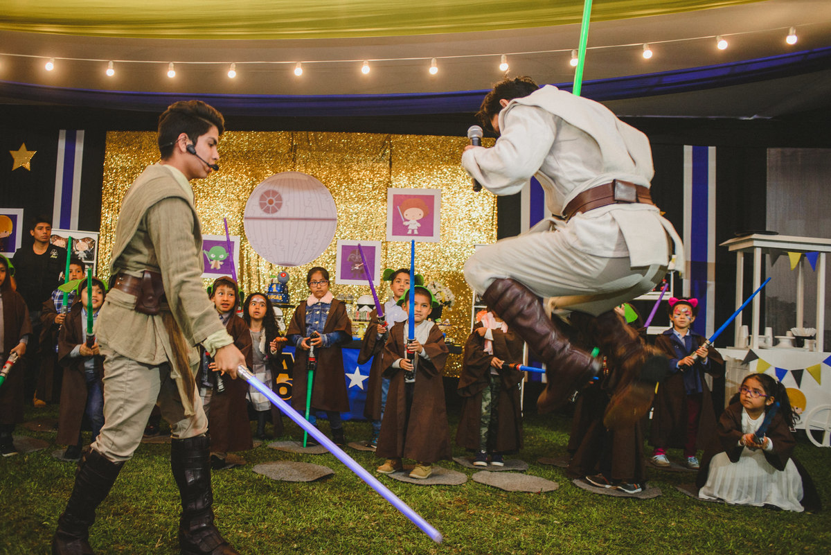 fiesta de cumpleaños de Lucas con el tema Star Wars fotografiado por Joanna Pantigoso en Lima Perú