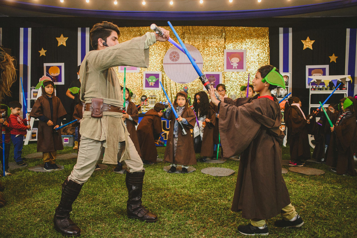 fiesta de cumpleaños de Lucas con el tema Star Wars fotografiado por Joanna Pantigoso en Lima Perú