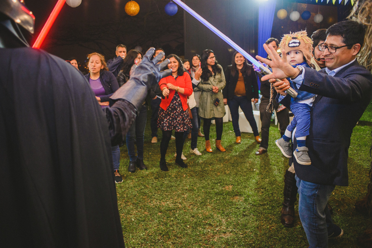 fiesta de cumpleaños de Lucas con el tema Star Wars fotografiado por Joanna Pantigoso en Lima Perú