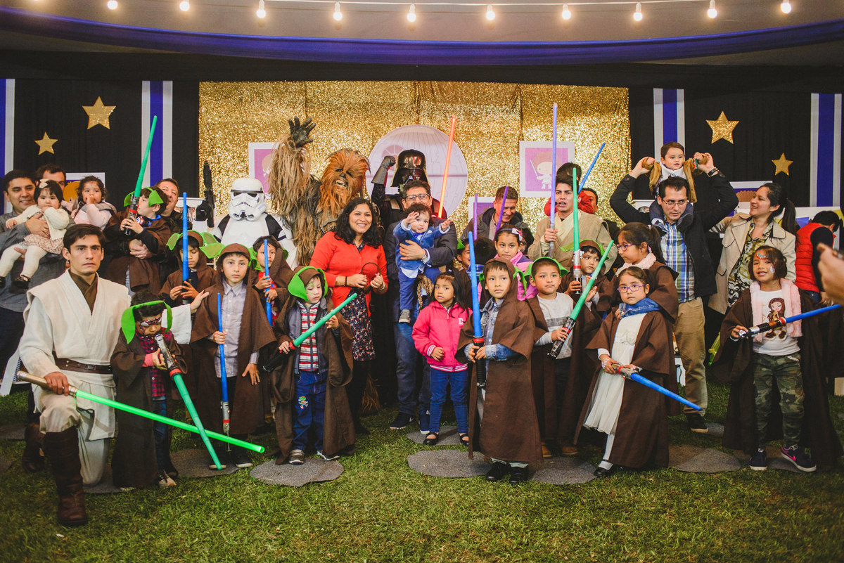 fiesta de cumpleaños de Lucas con el tema Star Wars fotografiado por Joanna Pantigoso en Lima Perú