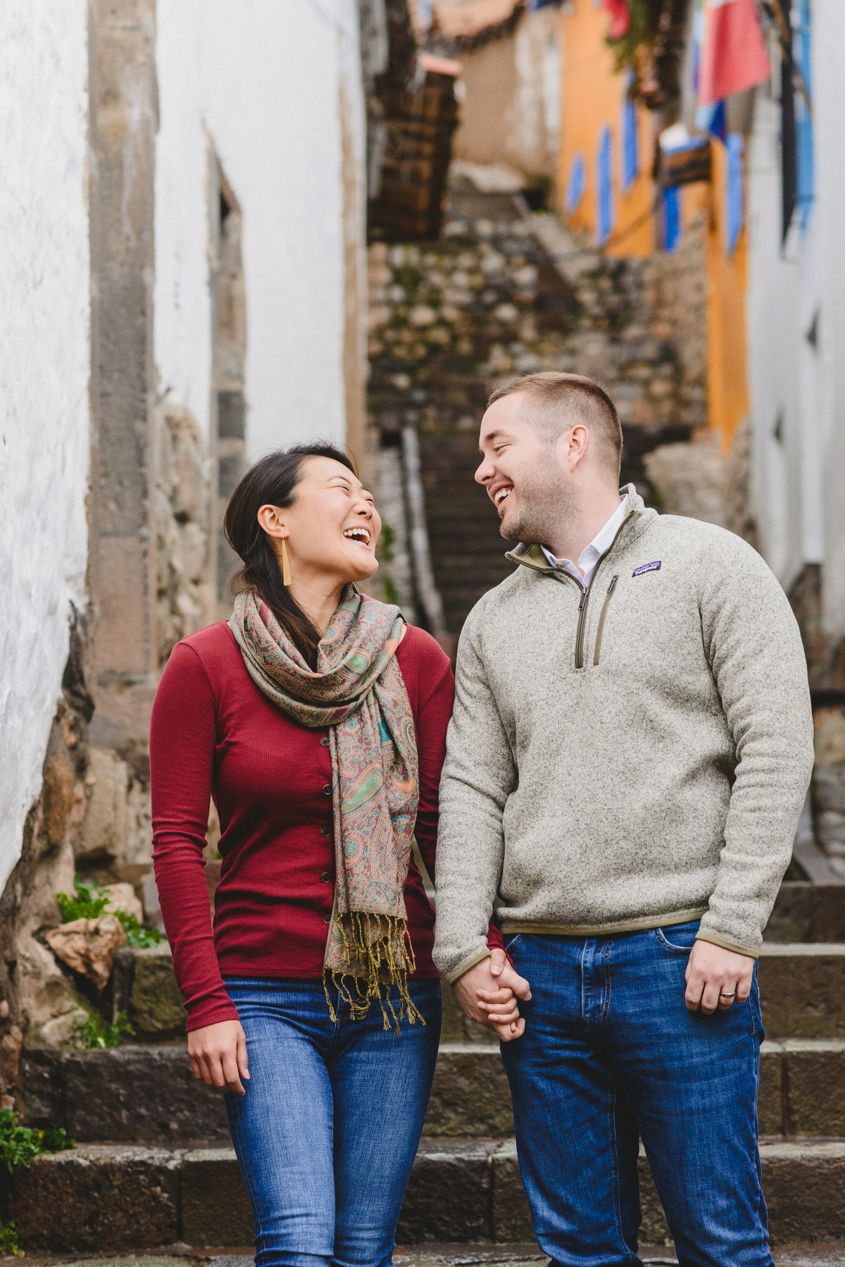 photo session, cusco, peru, flytographer, couple, anniversary, vacation photography