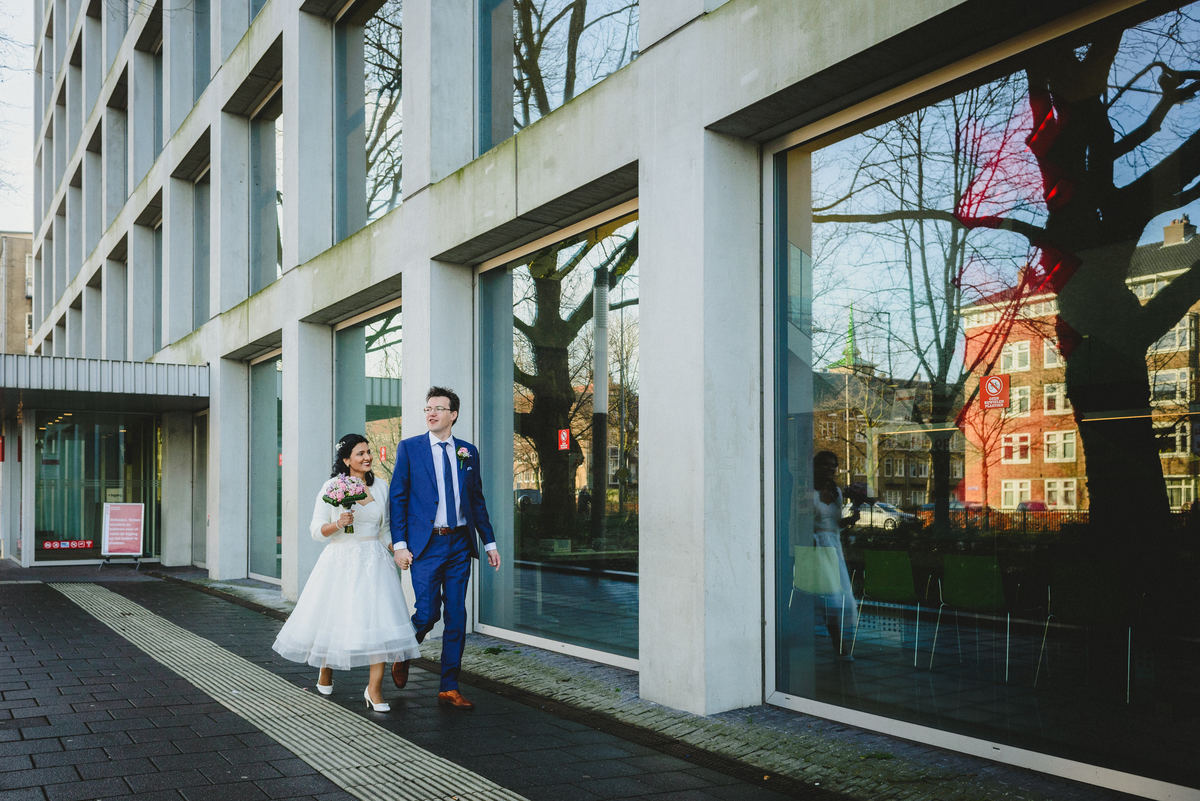 trouwfotograaf, wedding, civil ceremony, stadsloket amsterdam zuid, bruiloft, verloofd