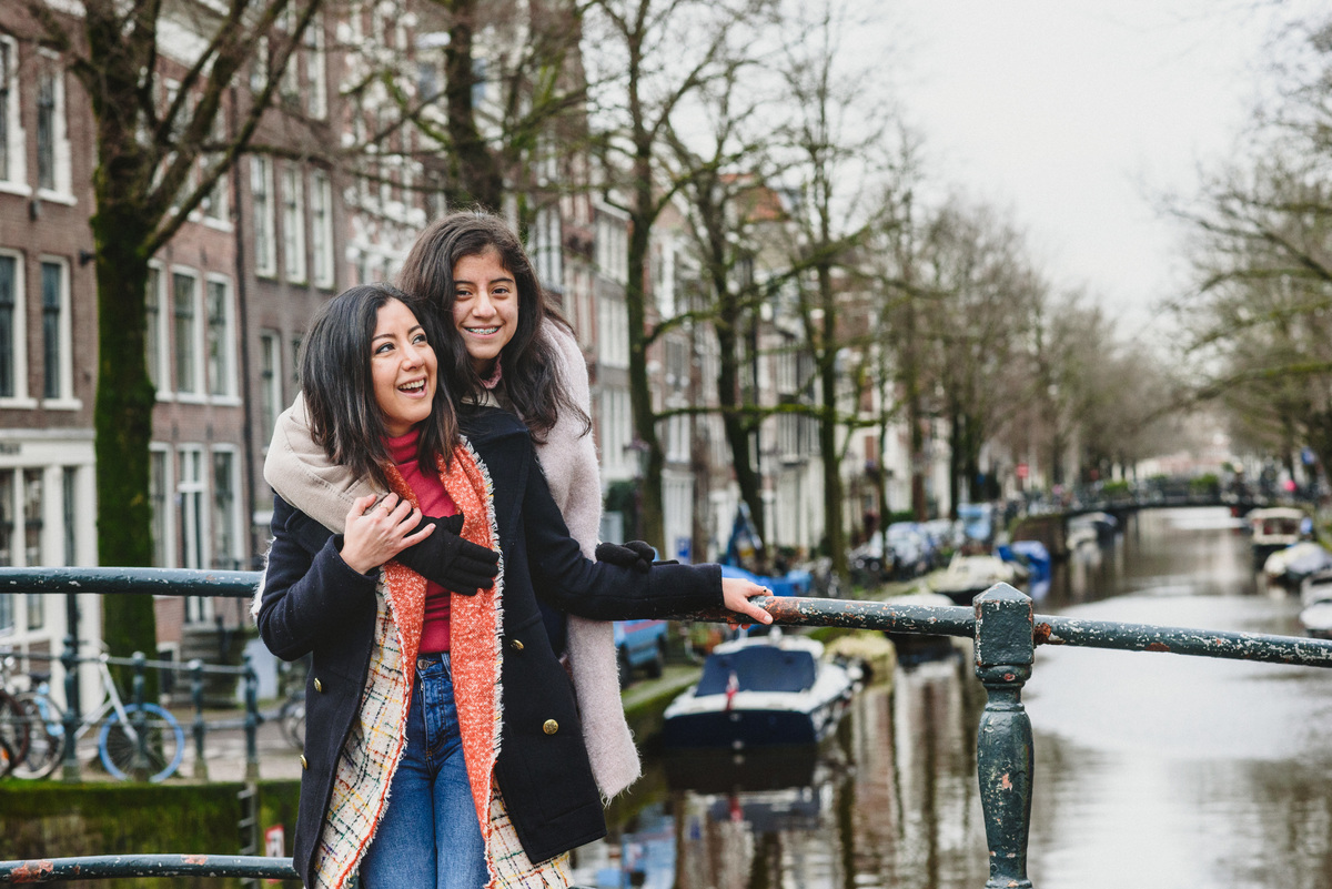 Family trip with photoshoot in Jordaan, Amsterdam, The Netherlands