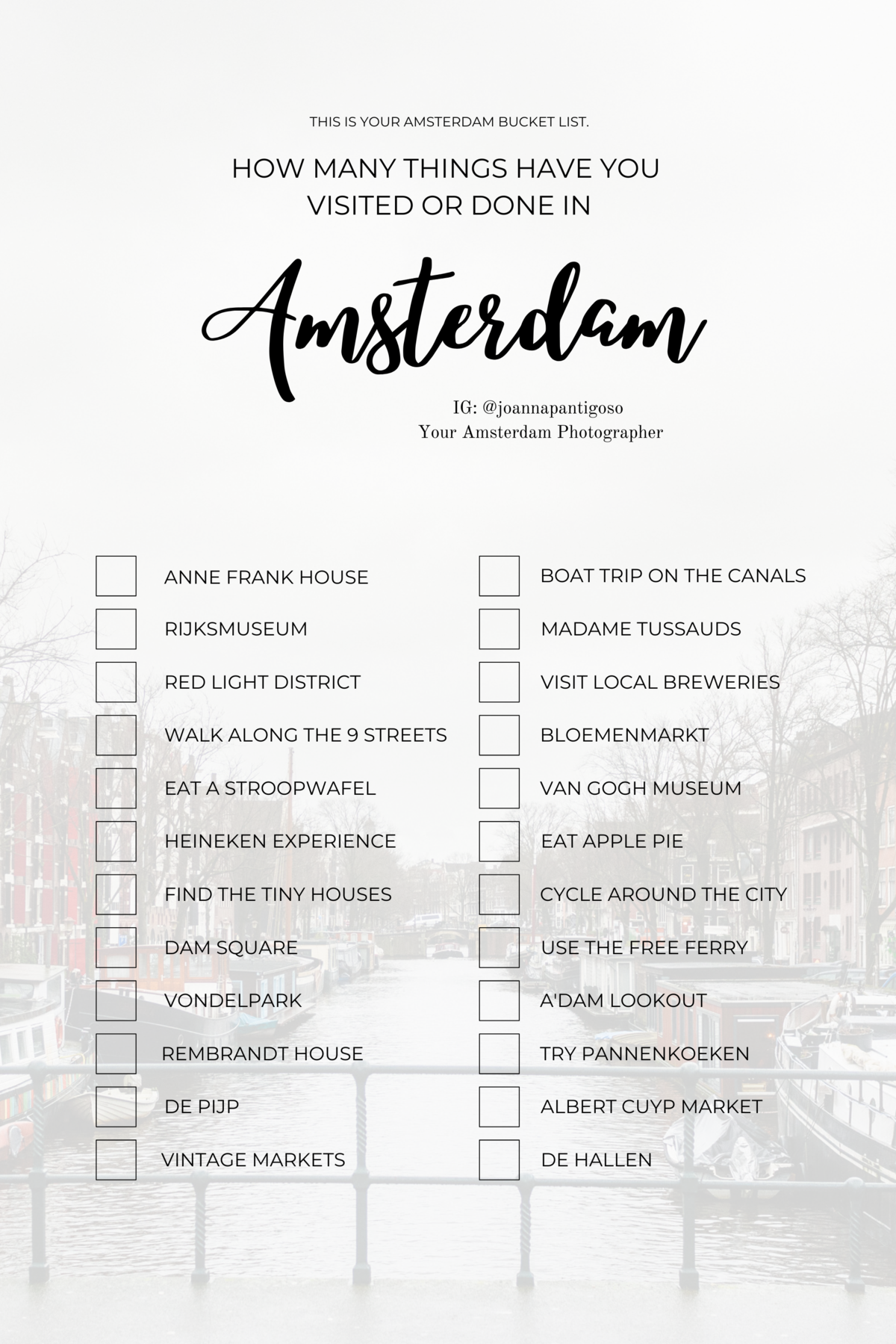 amsterdam trip planner