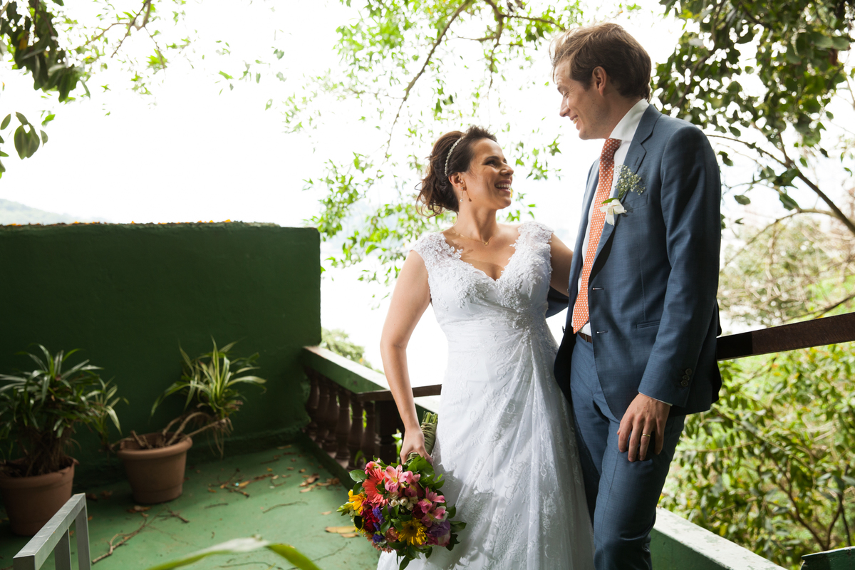 noivos casaram na Mansao da Ilha em Sao Vicente - Sao Paulo - SP