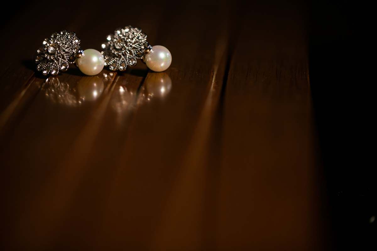 brincos, assessorios que a noiva usou no casamento