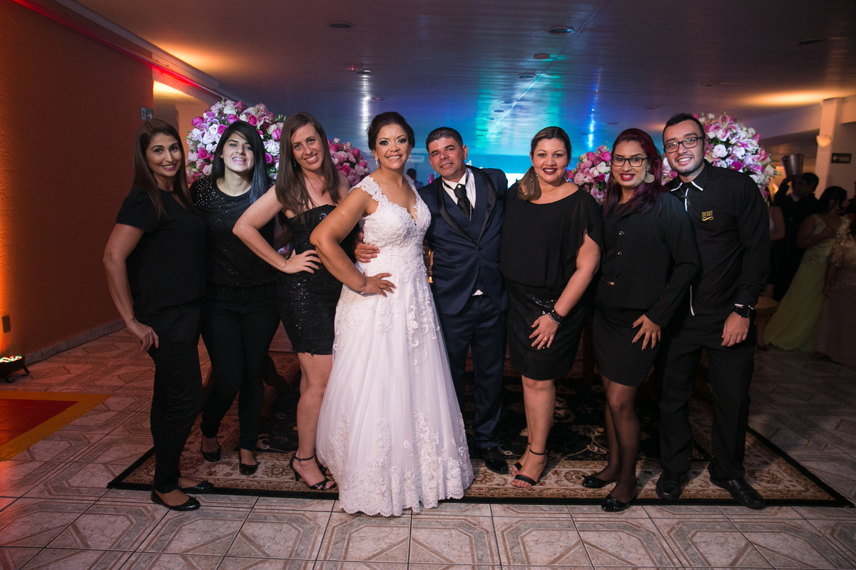 equipe de assessores de casamento que fizeram o casamento da CAlves Assessoria
