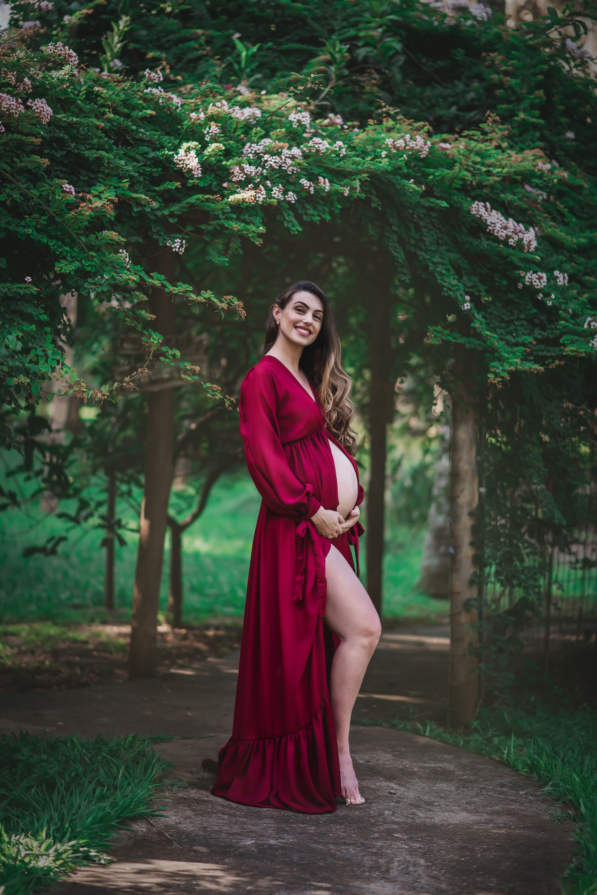 Ensaio Gestante - Bebebdouro Sp - realizado no nosso espaço na Aldeiah.