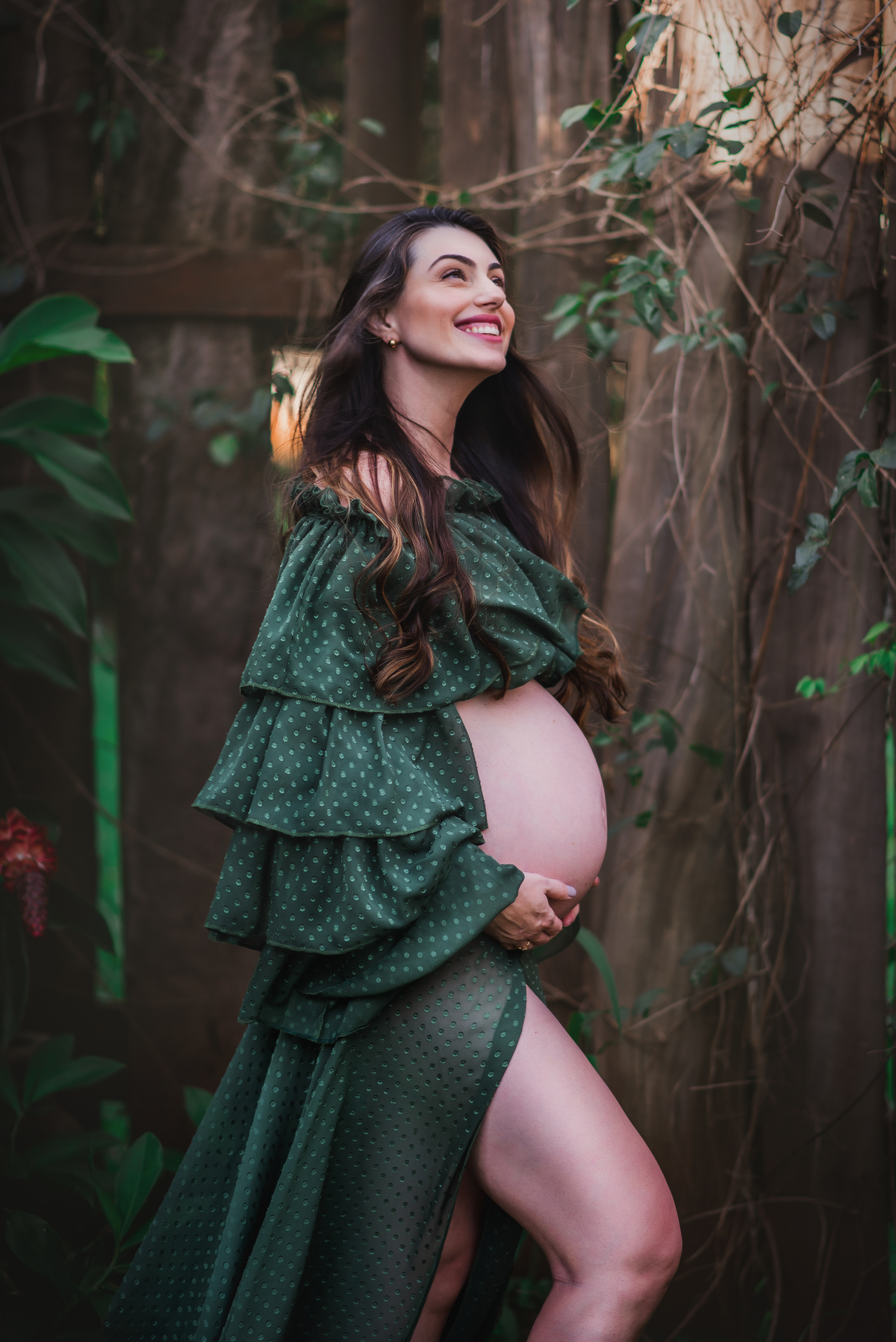 Ensaio Gestante - Bebebdouro Sp - realizado no nosso espaço na Aldeiah.