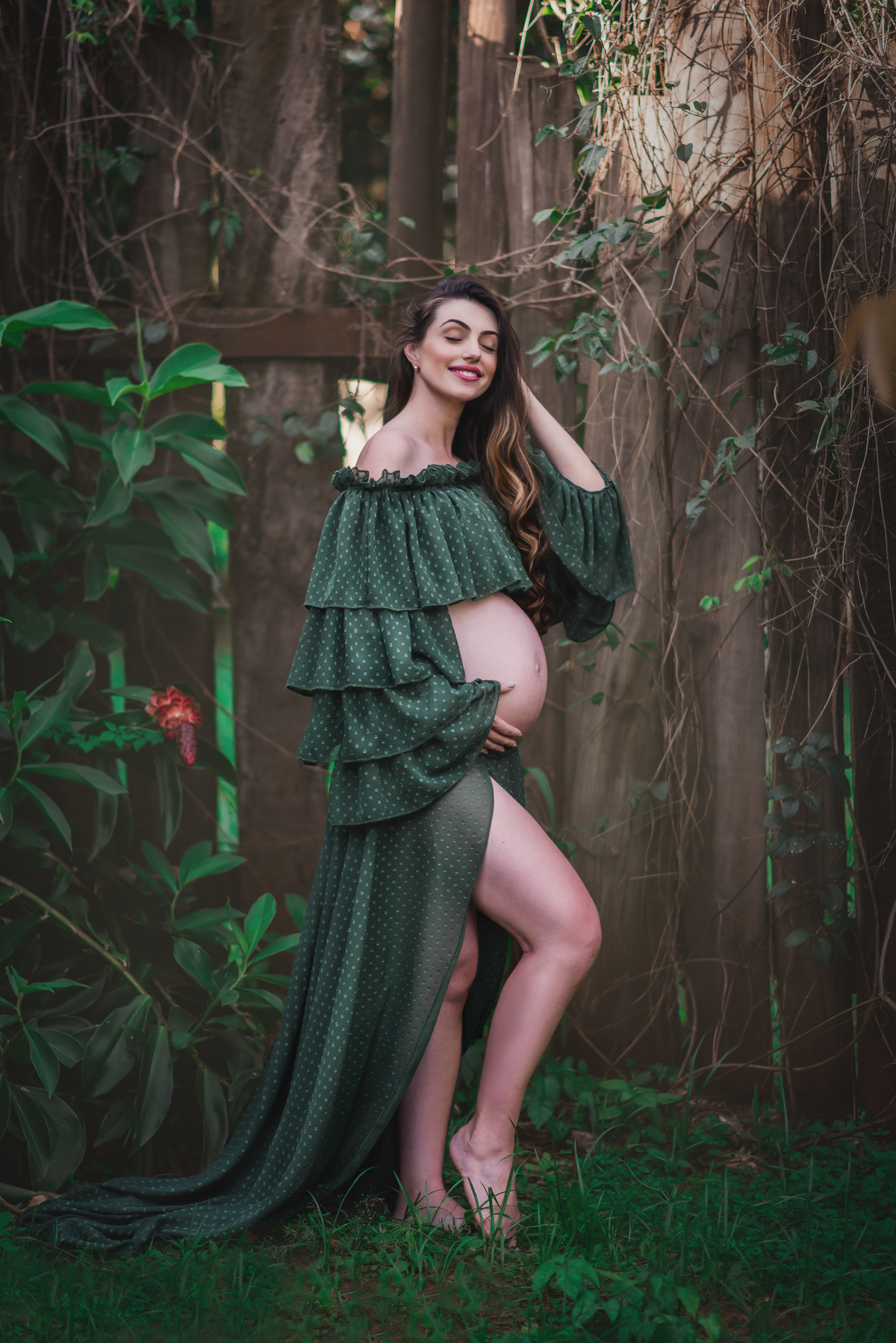 Ensaio Gestante - Bebebdouro Sp - realizado no nosso espaço na Aldeiah.