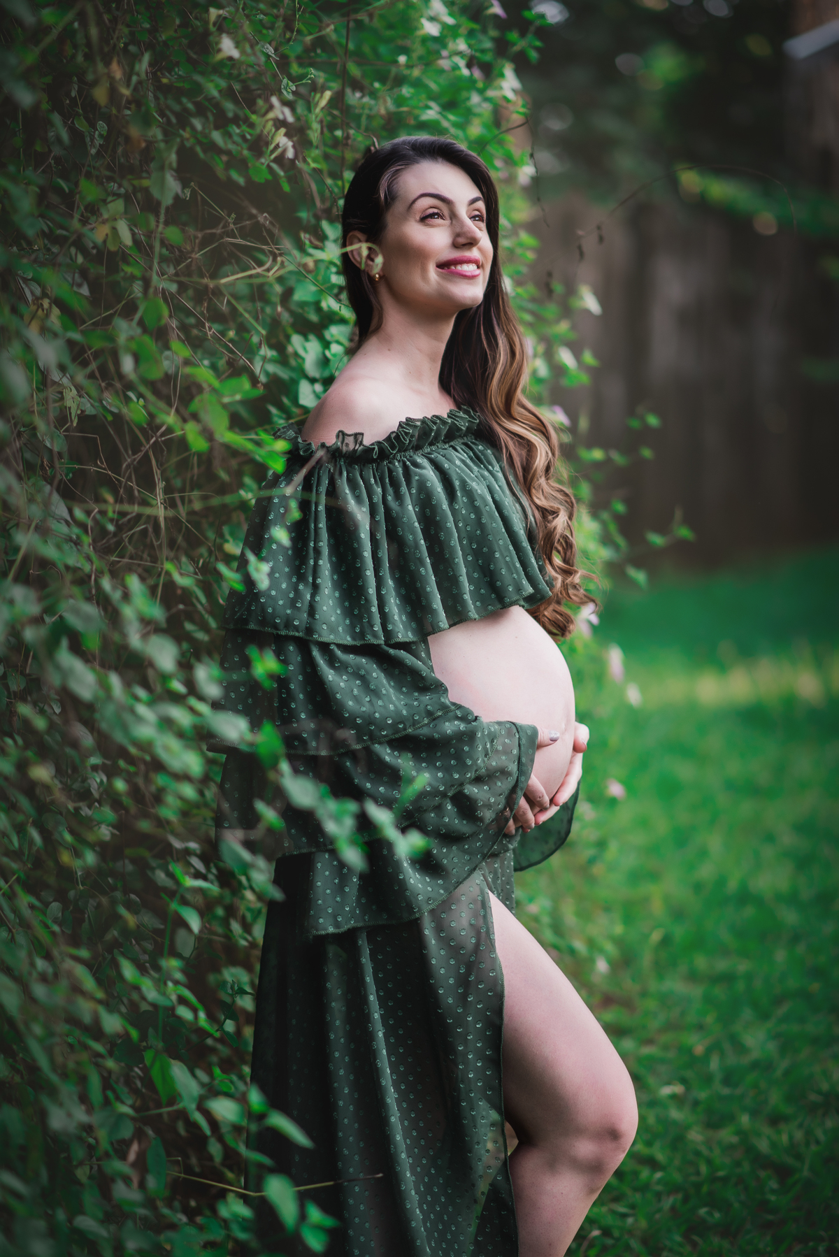 Ensaio Gestante - Bebebdouro Sp - realizado no nosso espaço na Aldeiah.