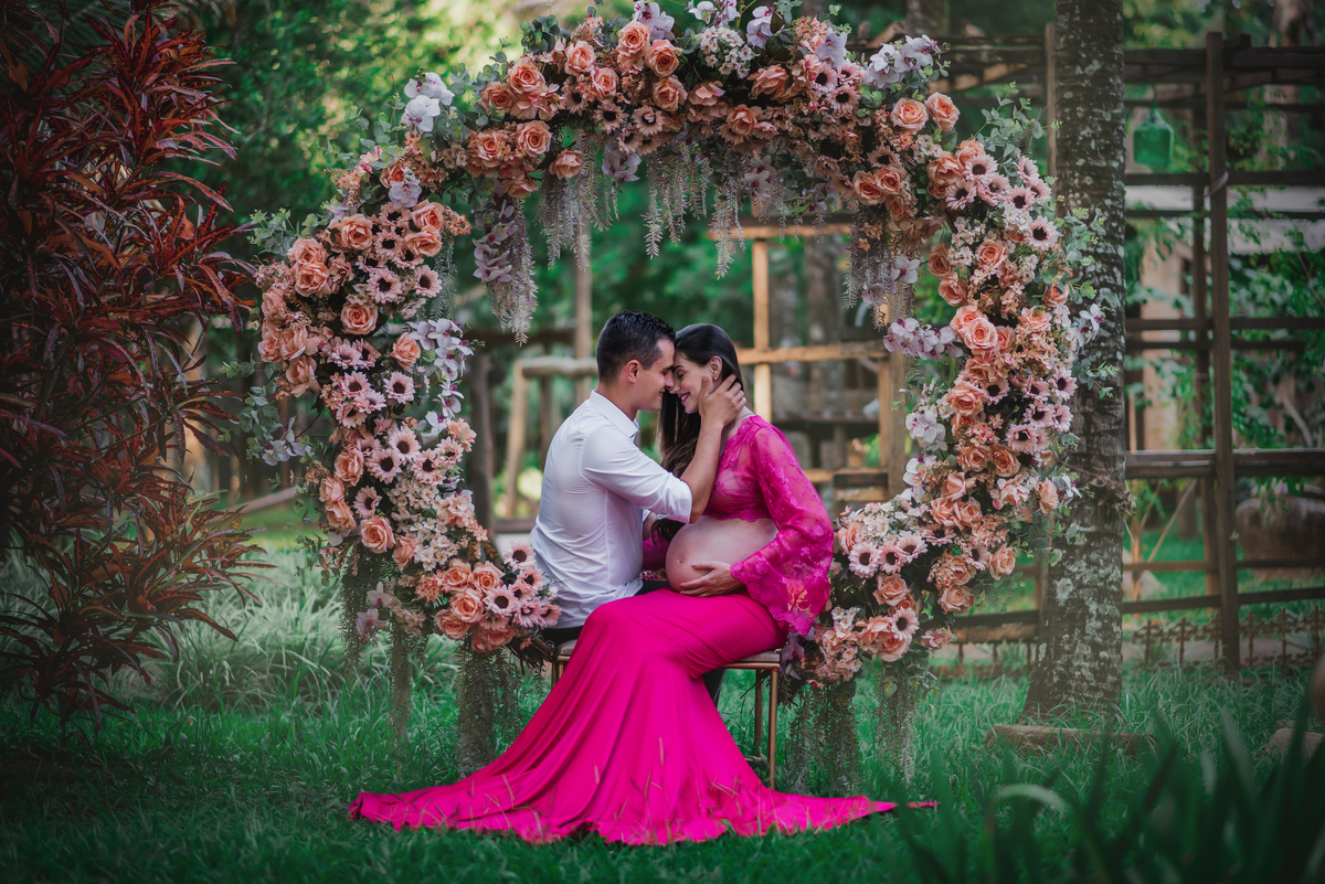 Ensaio Gestante - Bebebdouro Sp - realizado no nosso espaço na Aldeiah.