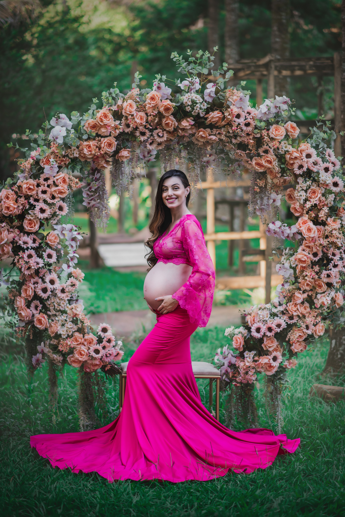 Ensaio Gestante - Bebebdouro Sp - realizado no nosso espaço na Aldeiah.