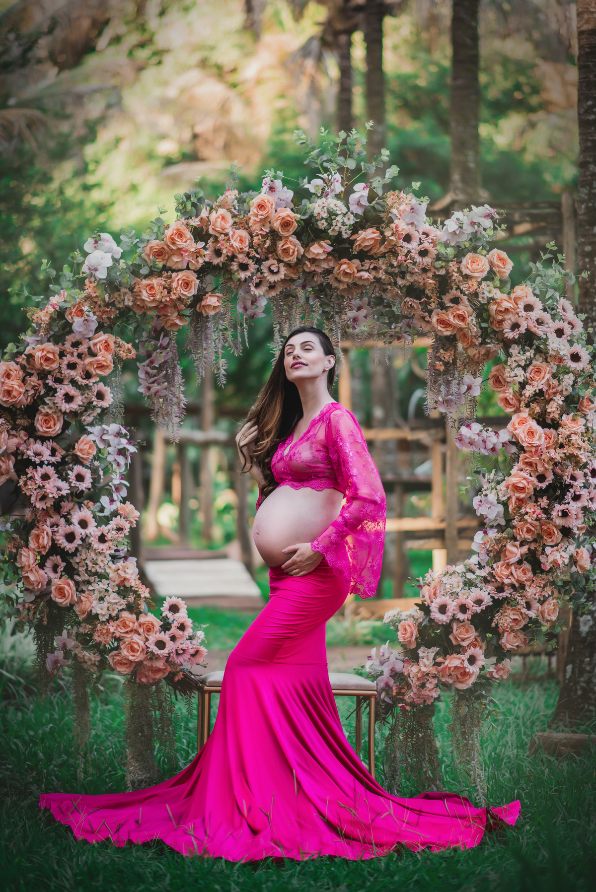 Ensaio Gestante - Bebebdouro Sp - realizado no nosso espaço na Aldeiah.