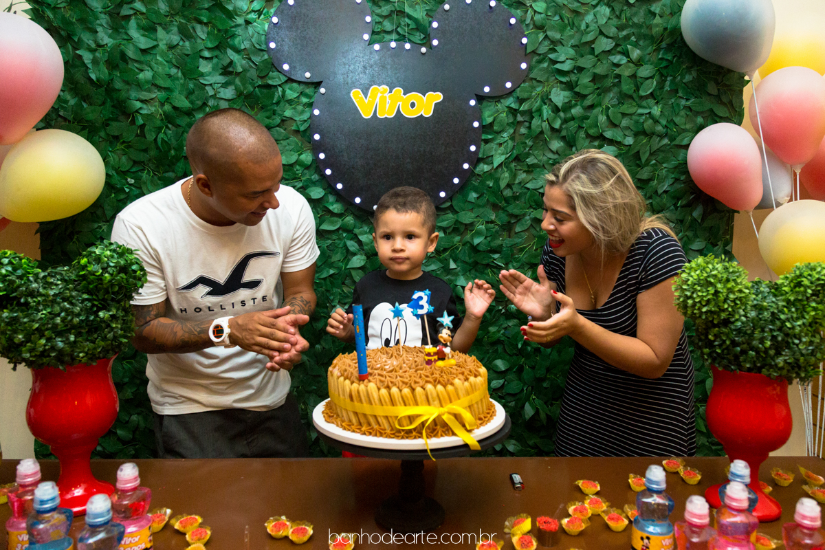 Aniversário Infantil  | Tema Mickey | Vitor 3 anos