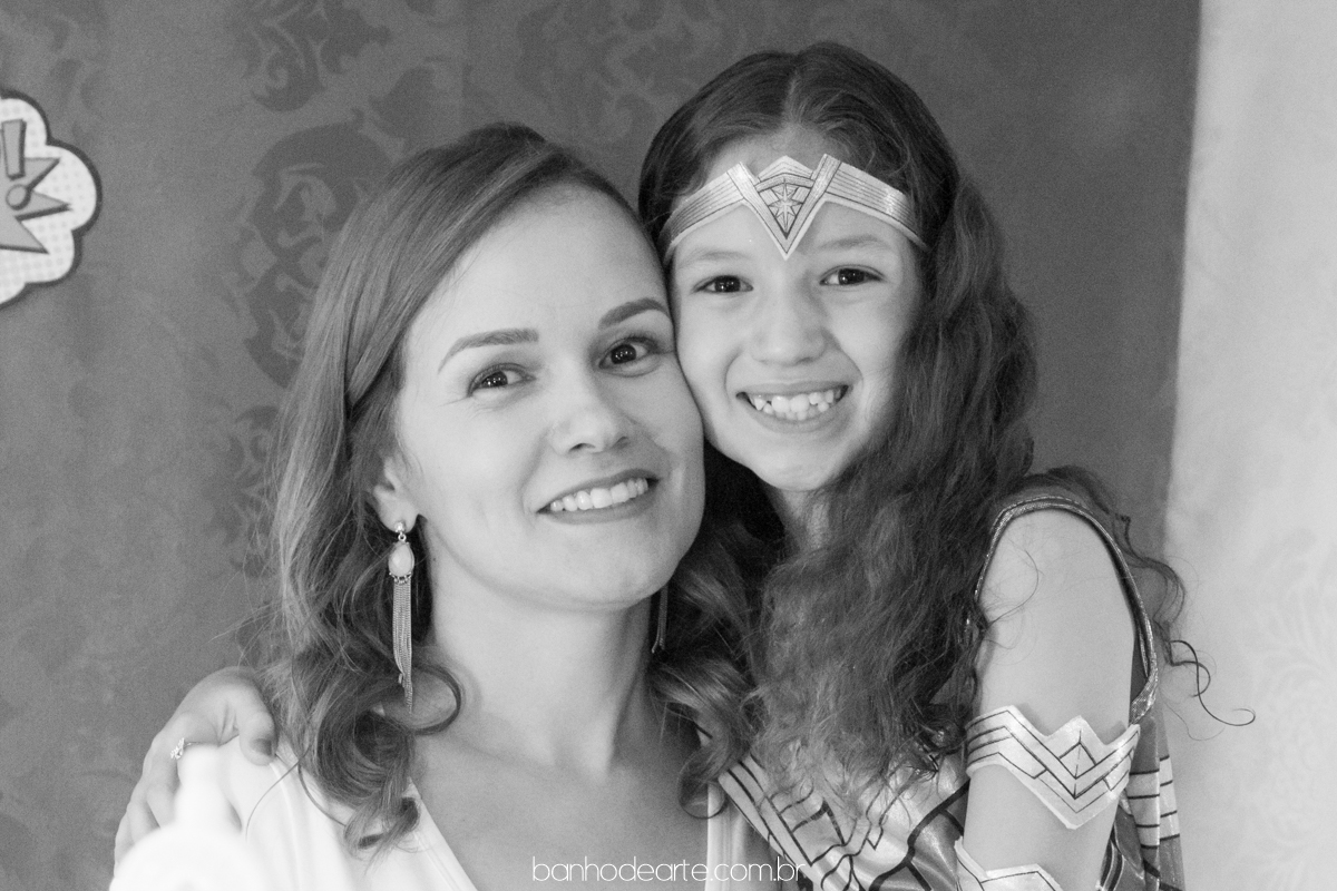 Aniversário Infantil | Tema Super Homem e Mulher Maravilha  | Stephanie e Felipe