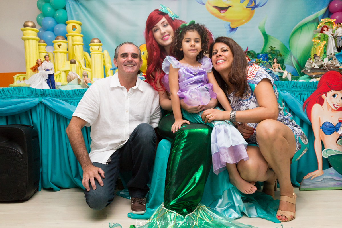 Aniversário Tema Pequena Sereia Ariel | Luiza 5 anos