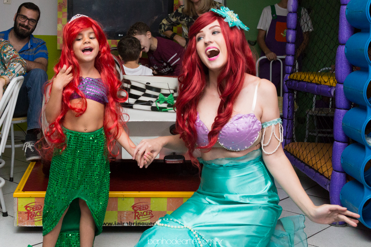 Aniversário Tema Pequena Sereia Ariel | Luiza 5 anos
