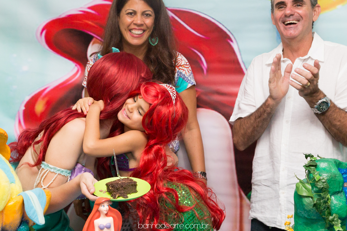 Aniversário Tema Pequena Sereia Ariel | Luiza 5 anos