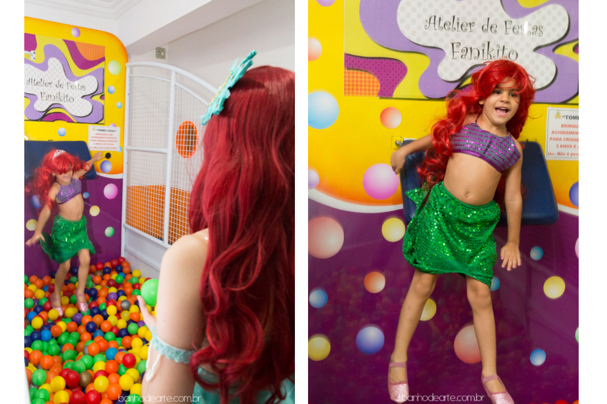 Aniversário Tema Pequena Sereia Ariel | Luiza 5 anos