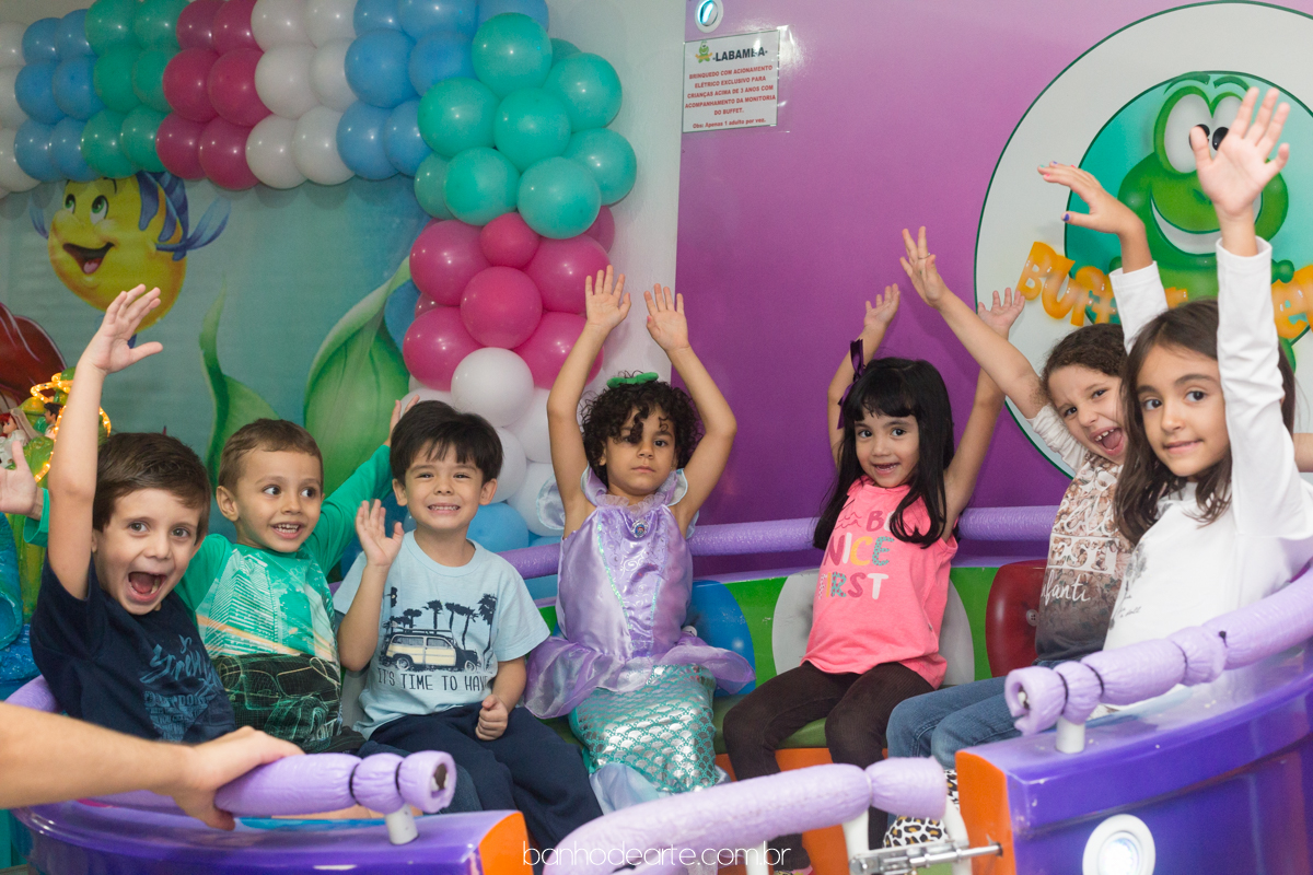 Aniversário Tema Pequena Sereia Ariel | Luiza 5 anos