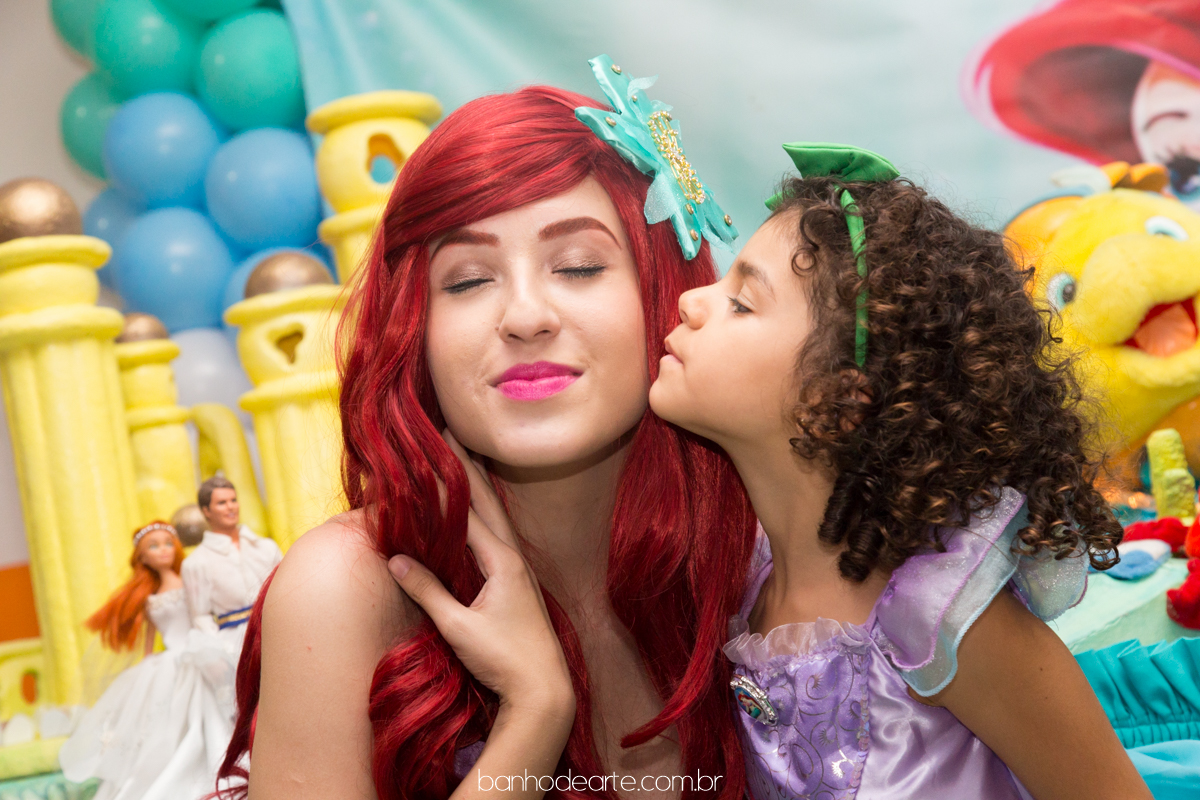 Aniversário Tema Pequena Sereia Ariel | Luiza 5 anos