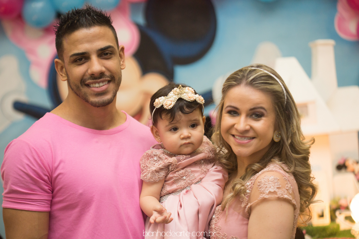 Aniversário Infantil Tema Minnie | Laura 1 ano