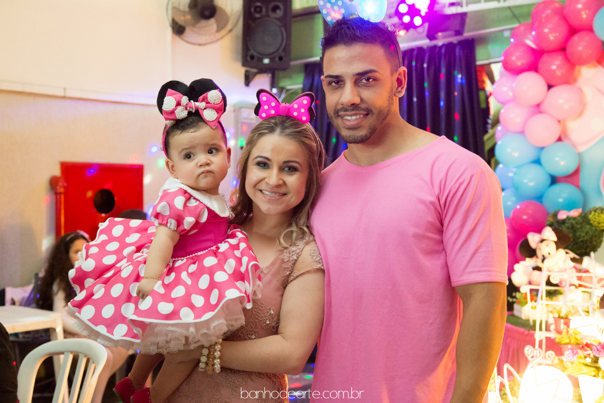 Aniversário Infantil Tema Minnie | Laura 1 ano