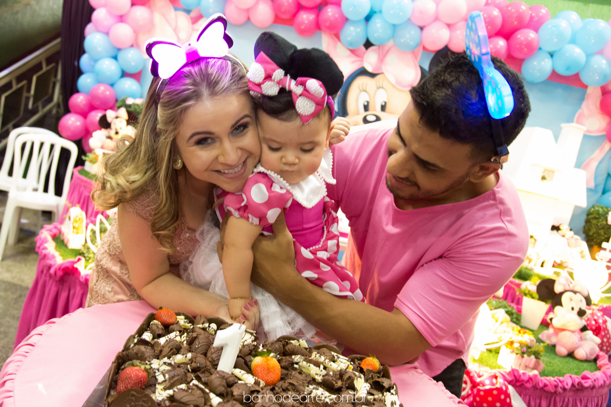 Aniversário Infantil Tema Minnie | Laura 1 ano