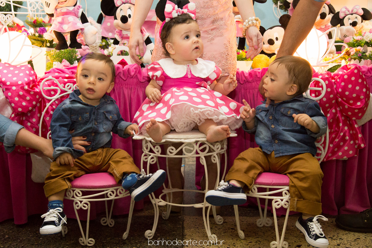 Aniversário Infantil Tema Minnie | Laura 1 ano