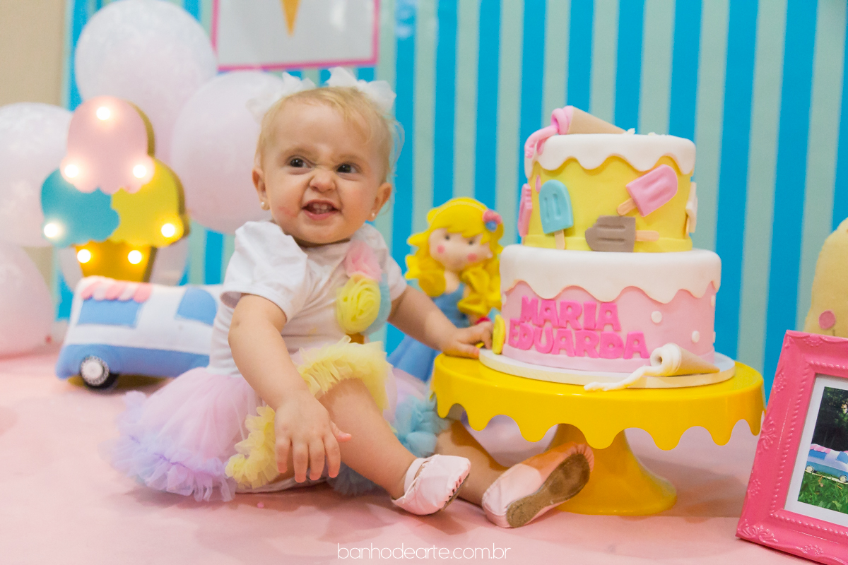 Festa do Sorvete | Maria Eduarda 1 ano
