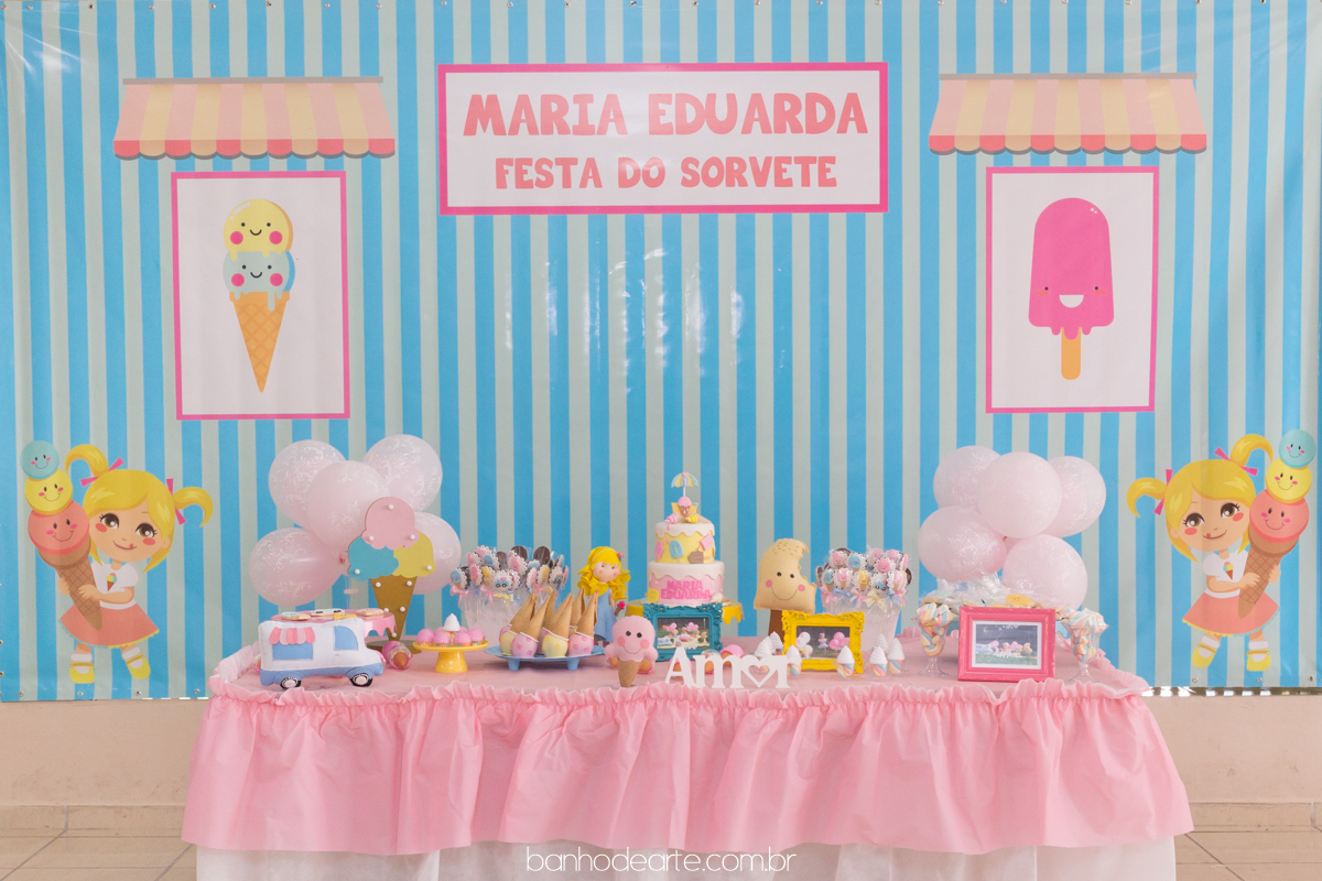 Festa do Sorvete | Maria Eduarda 1 ano