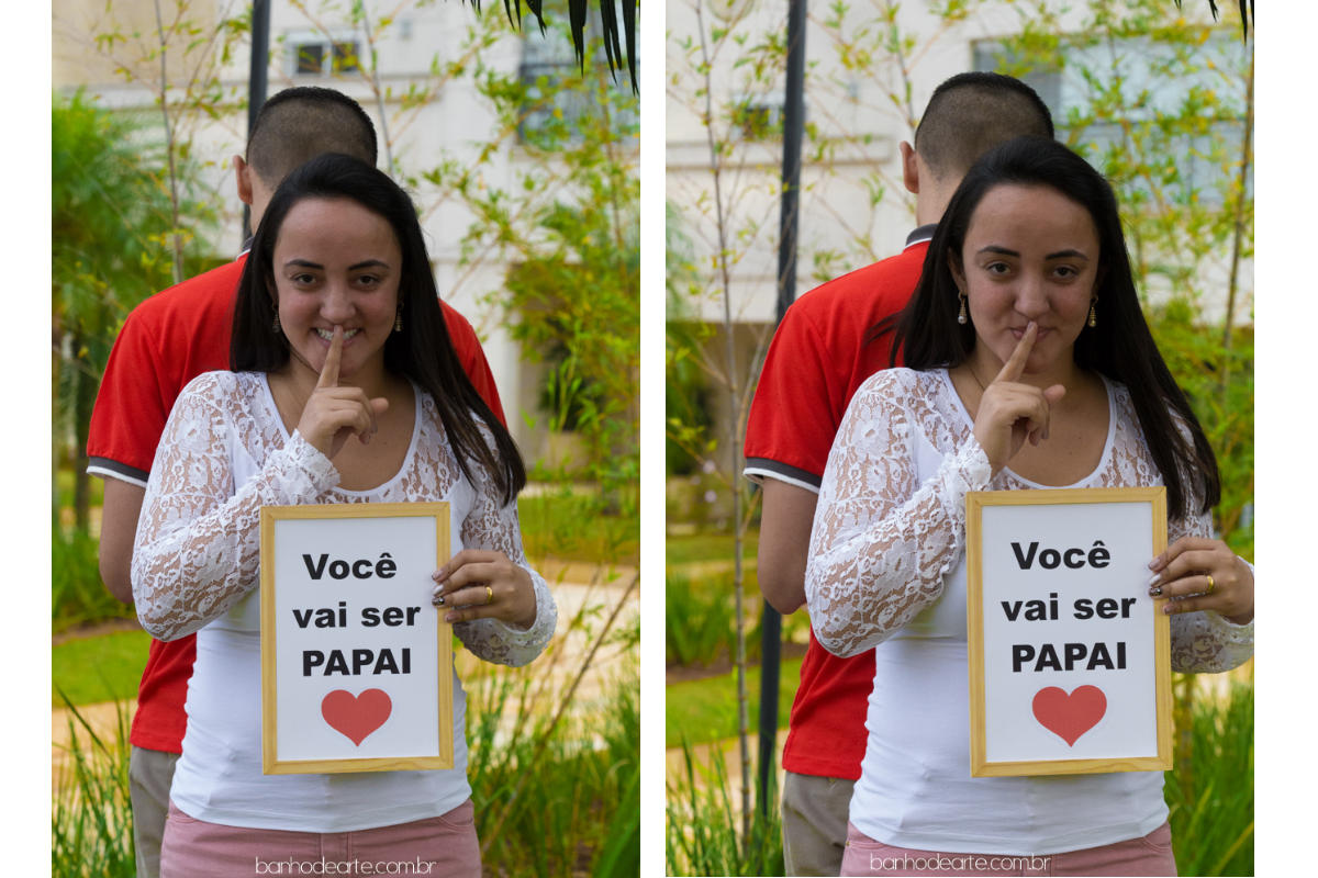 Ensaio Revelação de Gravidez Luciana e Tiago