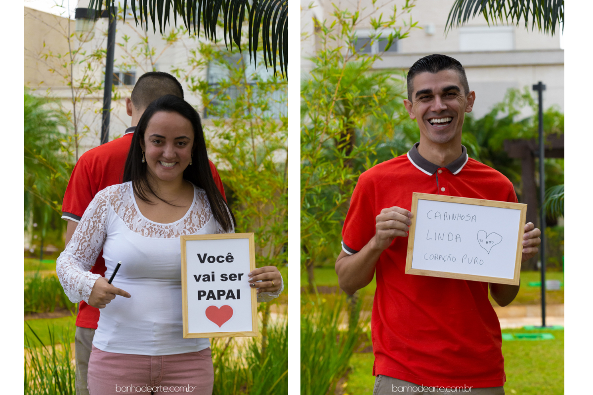 Ensaio Revelação de Gravidez Luciana e Tiago