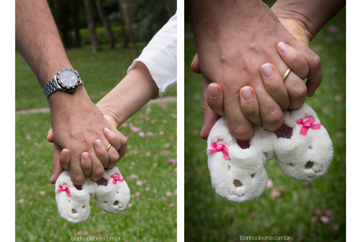 Ensaio Gestante Camila no Jardim Botânico de SP fotografado por Banho de Arte