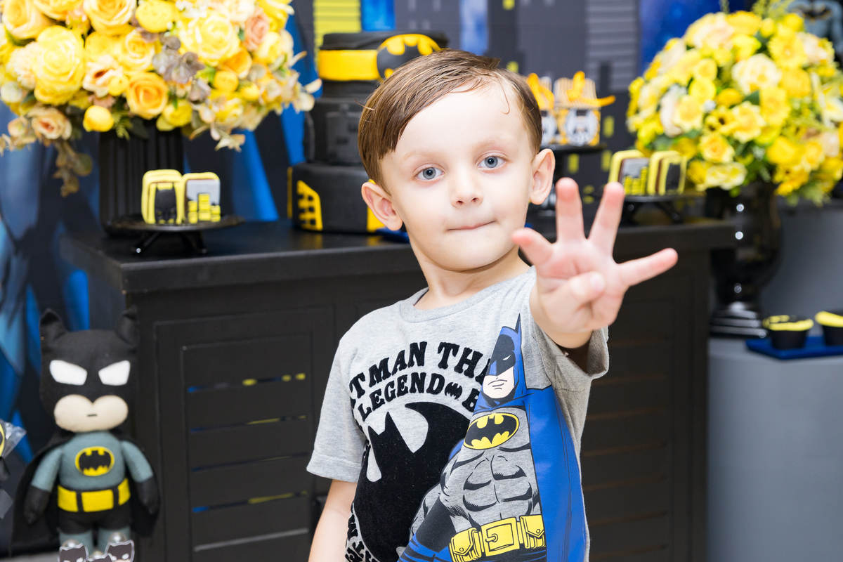 Aniversário Bernardo 4 anos - Decoração Batman