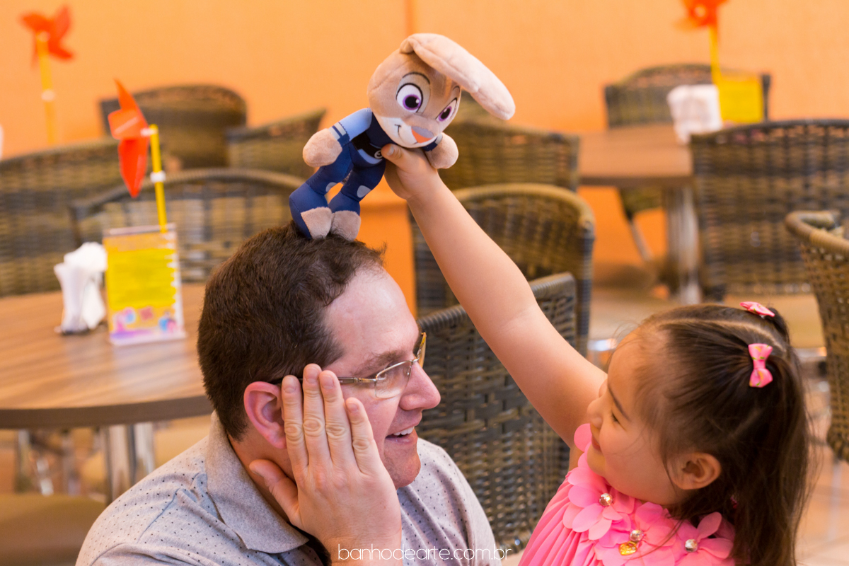 Aniversario de 4 anos da Estela com o tema Zootopia fotografado por Banho de Arte