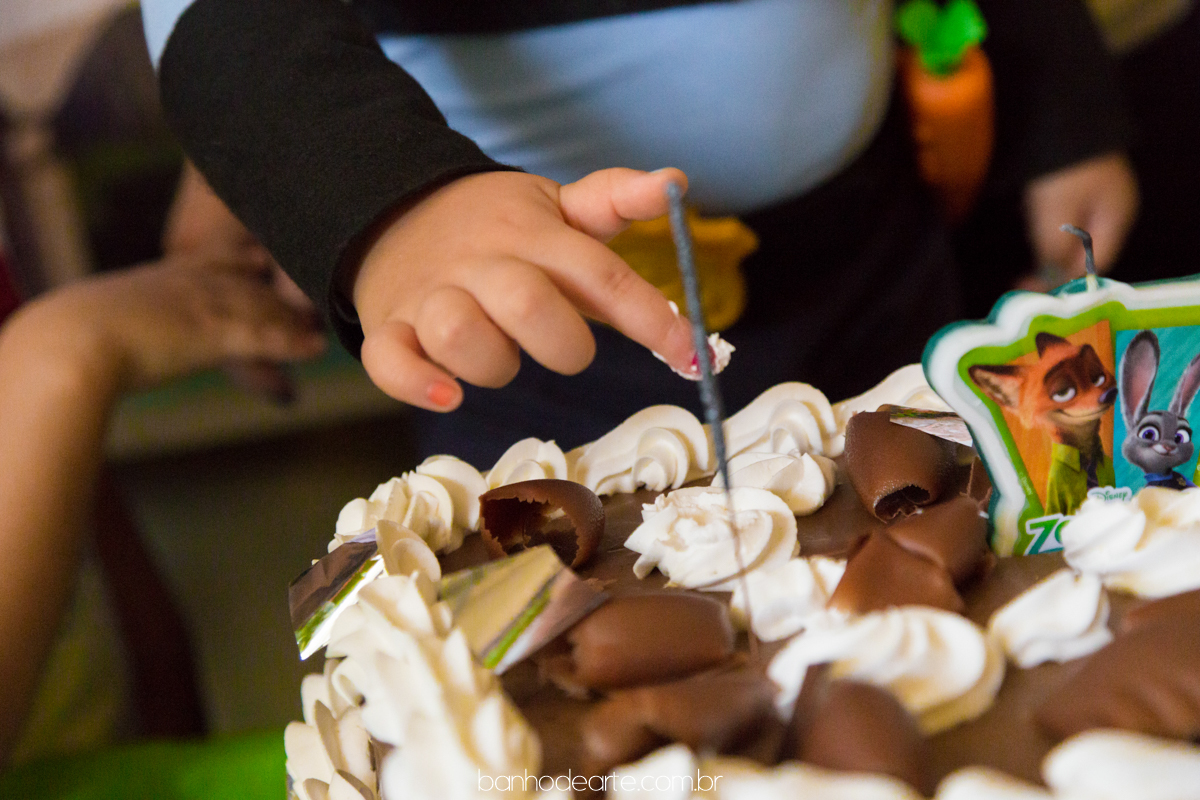 Aniversario de 4 anos da Estela com o tema Zootopia fotografado por Banho de Arte