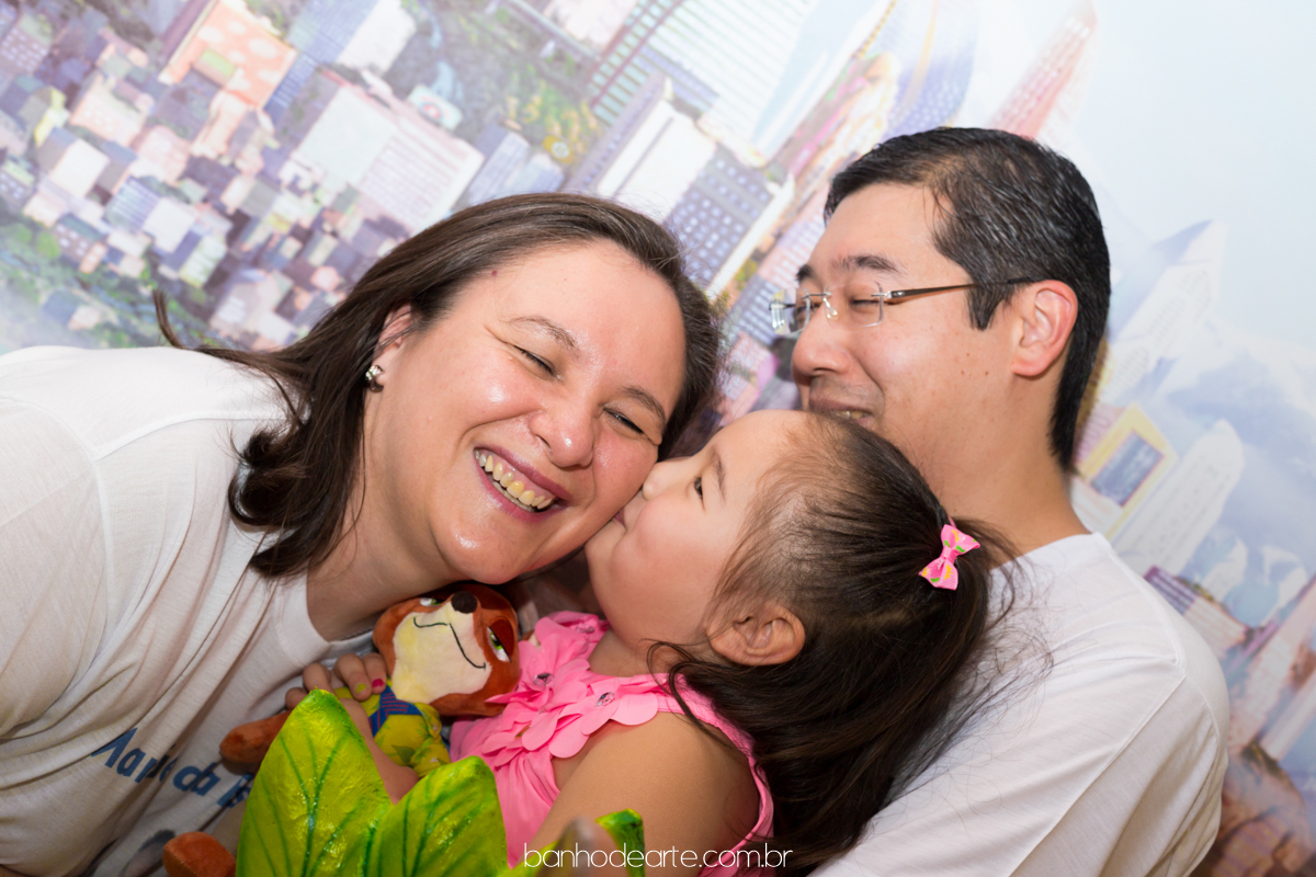 Aniversario de 4 anos da Estela com o tema Zootopia fotografado por Banho de Arte