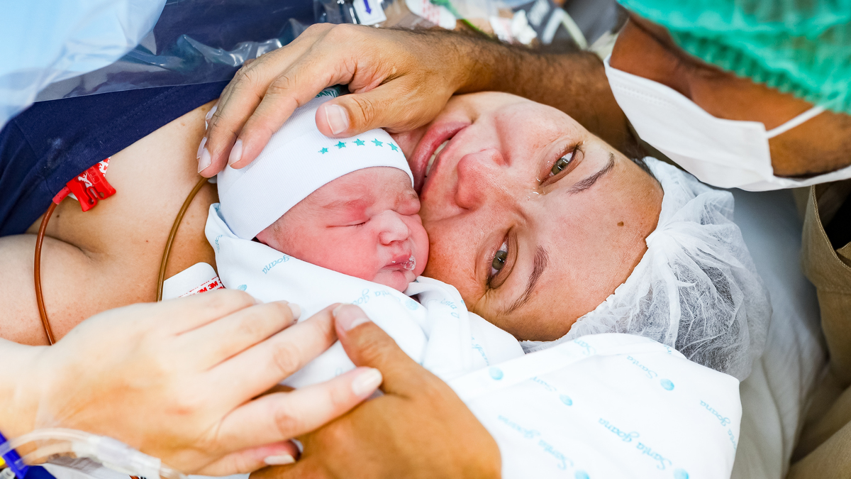 Fotografia de Parto - Maternidade Santa Joana - São Paulo