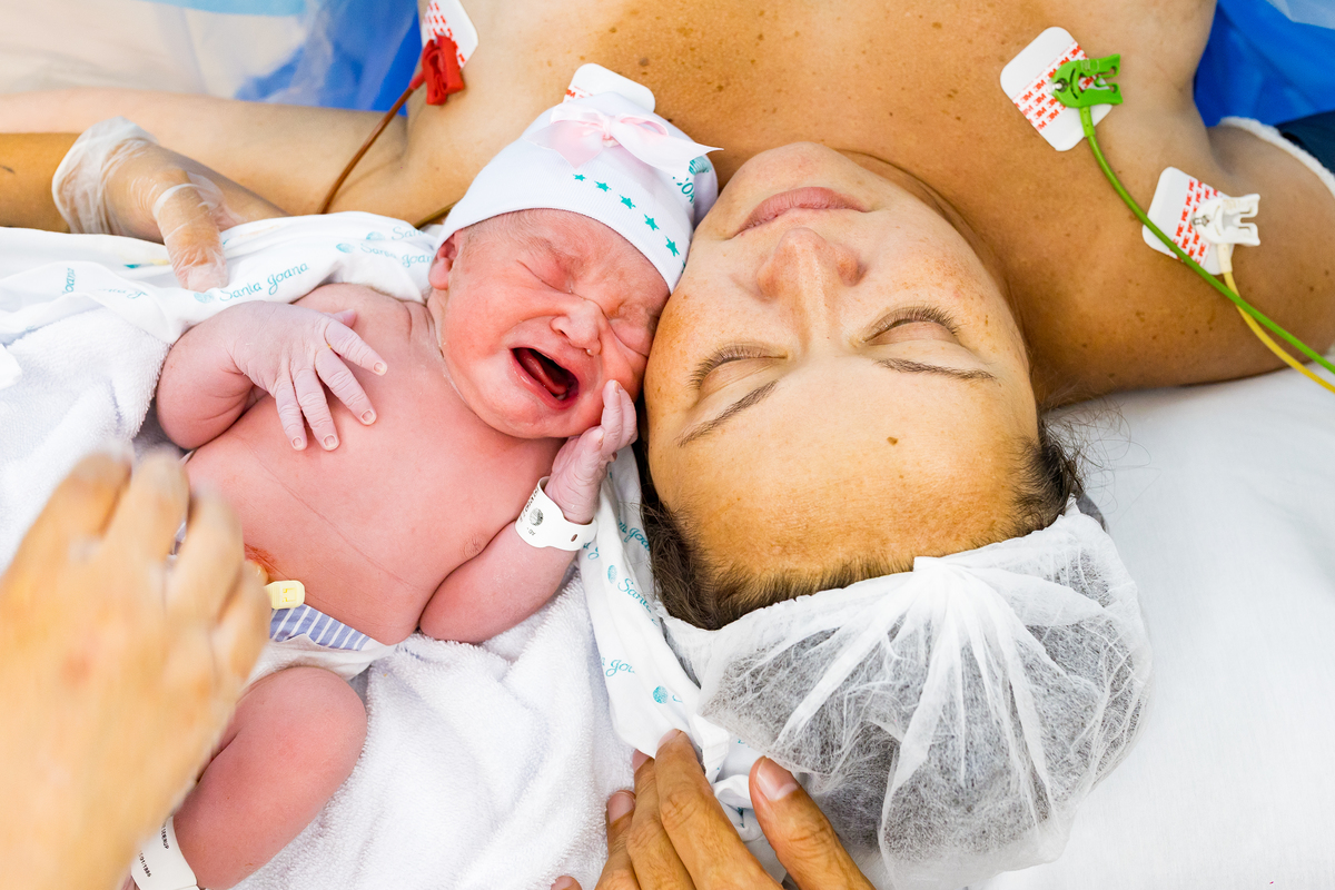 Fotografia de Parto - Maternidade Santa Joana - São Paulo