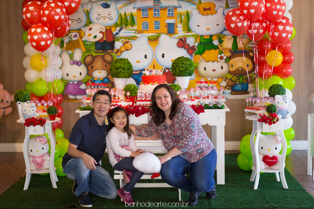 Aniversário de 5 anos da Estela - Tema Hello Kitty