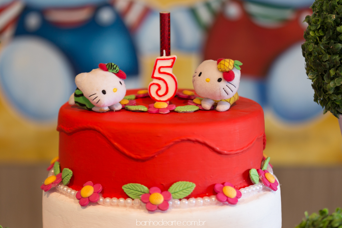 Aniversário de 5 anos da Estela - Tema Hello Kitty