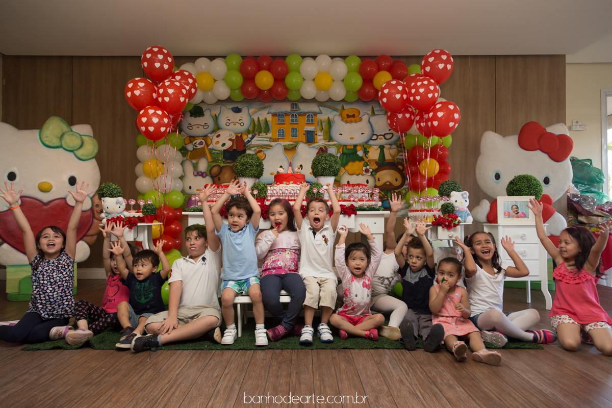 Aniversário de 5 anos da Estela - Tema Hello Kitty