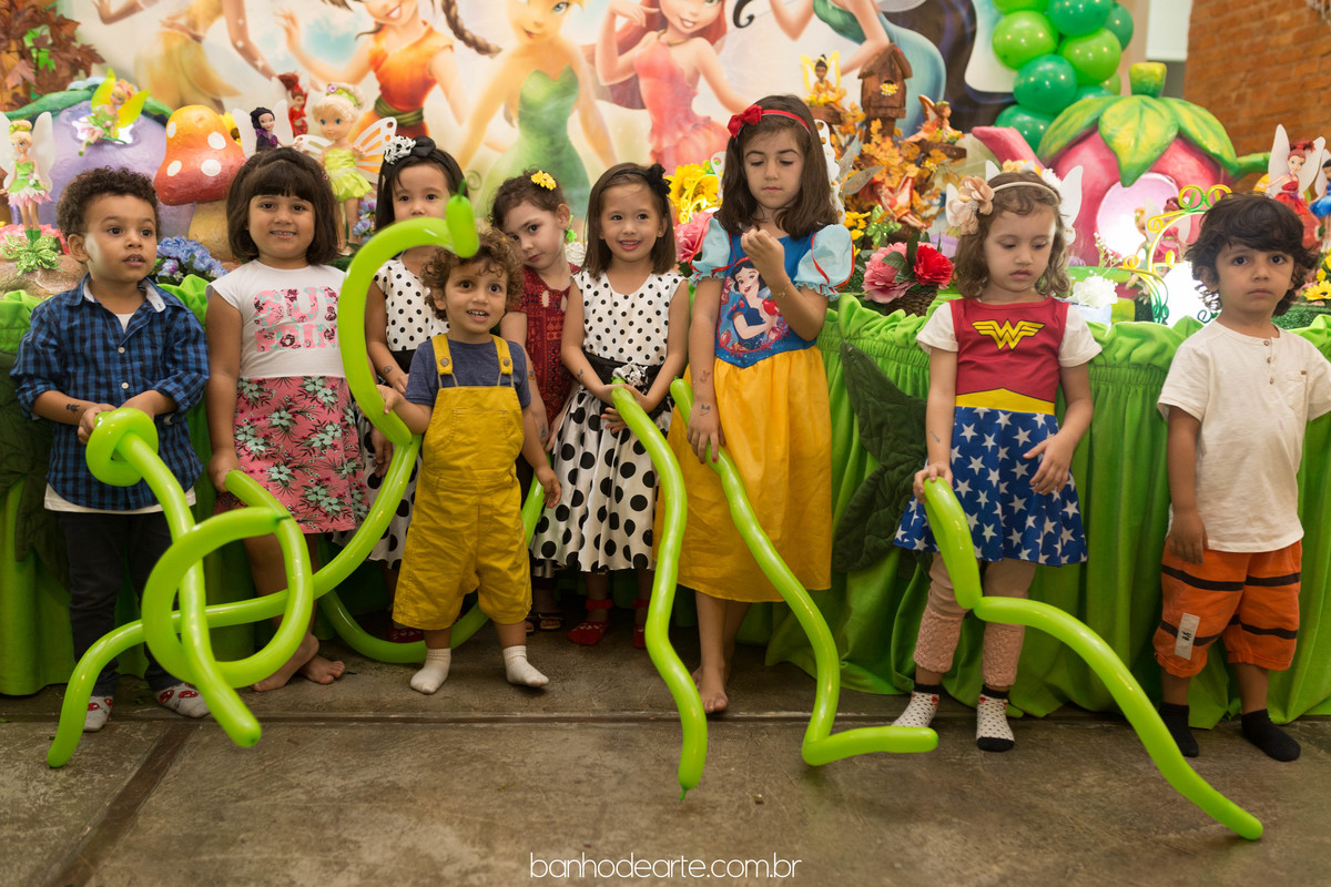 Aniversário de 4 anos da Alice com o tema Tinker Bell