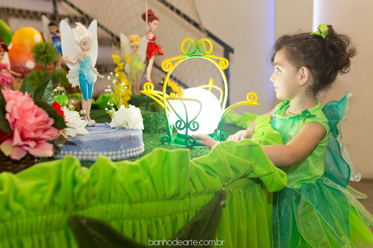 Aniversário de 4 anos da Alice com o tema Tinker Bell
