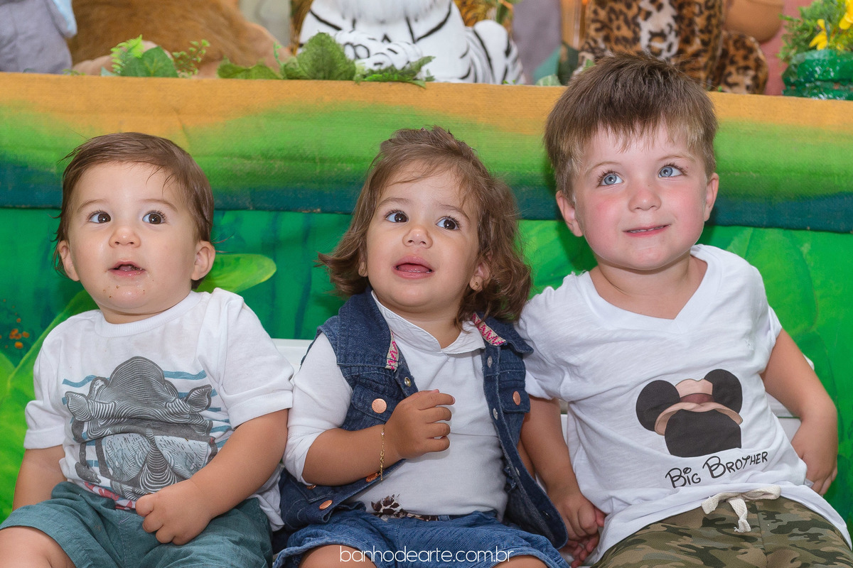 Aniversário de 1 aninho do Daniel - Tema Mickey Safari - Buffet Mago Ra Tim Boom