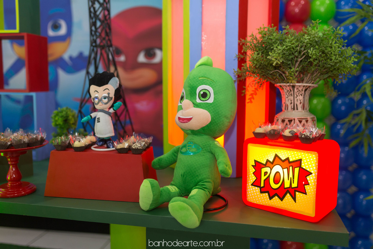 Aniversário de 4anos do João Pedro - Tema PJ Masks